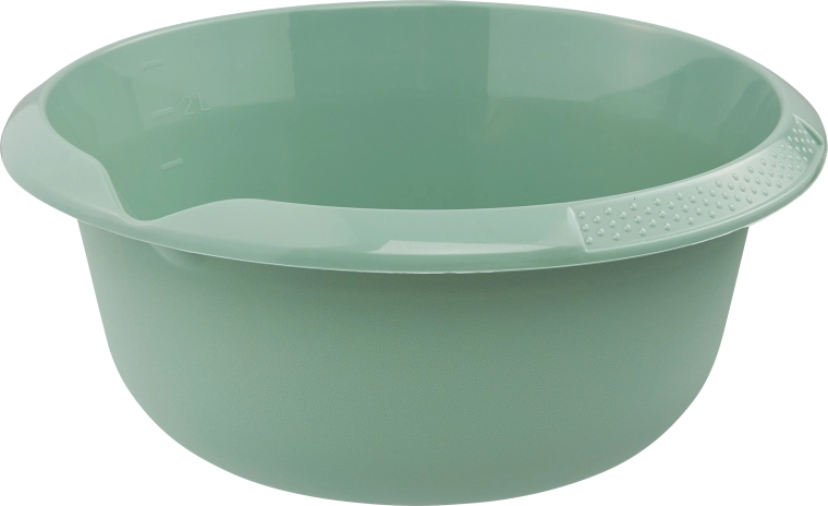 Plastist kauss valamisnoka abil 2,5 l, roheline