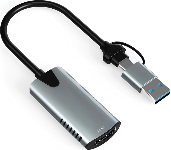 HDMI video jäädvustamise kaart Renew Force 2v1 (USB-A/USB-C) - 1 tk