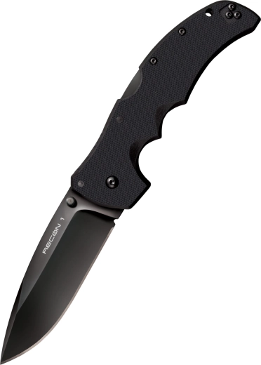 Taktikaline taskunuga Cold Steel Recon 1 Spear Point, 10,2 cm, must, G10