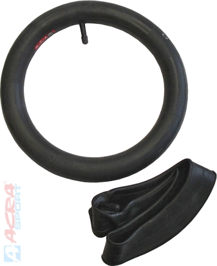 Acra replacement inner tube 16" x 1.75 with motorcycle valve - 1 piece