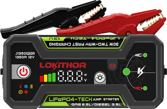 Käivitusabi LOKITHOR J1350 Pro 25,6 Wh