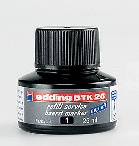 Tint Edding BTK 25, must – tahvlimarkerite täitetint