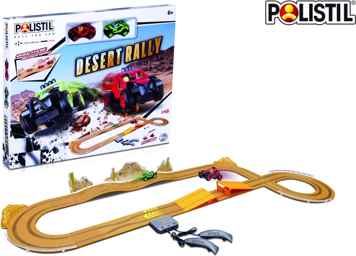 Polistil Desert Rally Slot Car Track