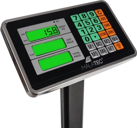 Large backlit LCD display and operation in the field