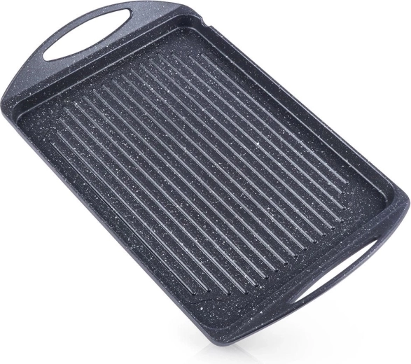 Grillplaat GRANDE 42 × 27 cm graniitja mittenakkuva pinnaga