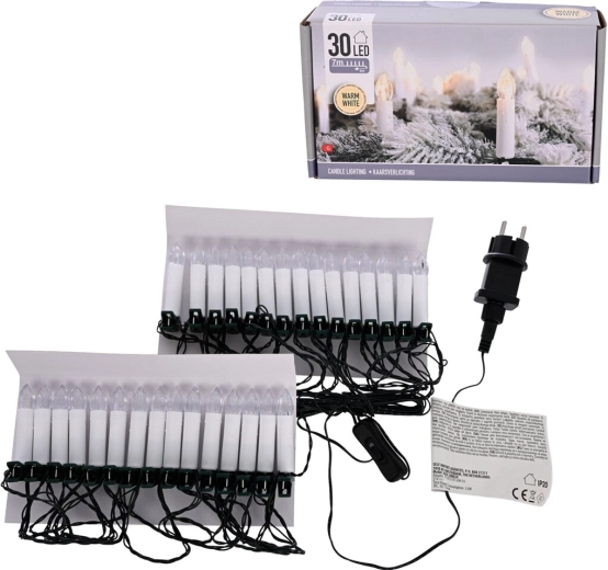 LED-valguskett küünlad UH 30 LED 4 m kollane valgus