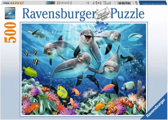 Pusle 500 tükki – delfiinid RAVENSBURGER