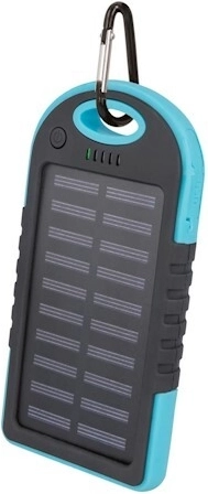 Setty päikeseenergia toitepank 5000 mAh, sinine