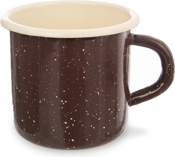Orioni emailitud kruus Brown 400 ml