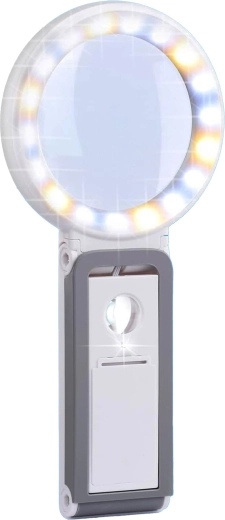 LED-luup lugemiseks koos alusega 10×/30×