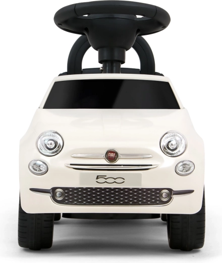 Steering wheel with sounds and swiveling wheels