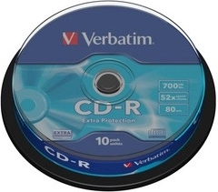 Verbatim CD-R Extra Protection 700 MB 52x – 10 tk