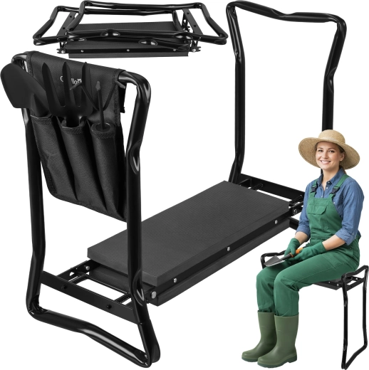 Gardlov Garden Kneeler and Stool with Tools