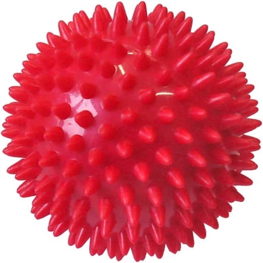 ACRA massaažipall siil 7,5 cm punane - 1 tk