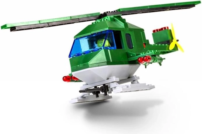 Cheva ehituskomplekt helikopter – lahingumudel koos meeskonnaga