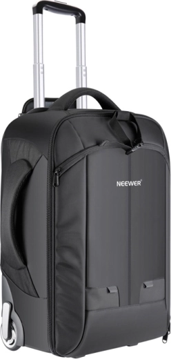 Rullfot seljakott ja ratastega kohver NEEWER NW3300, must/punane, 55 × 35 × 26 cm