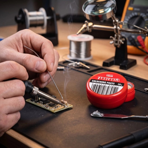 Easy application before soldering