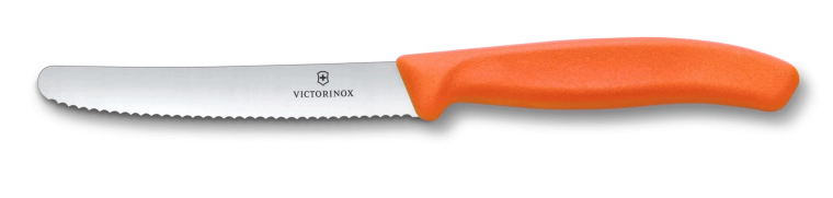 Victorinox Swiss Classic sakiline tomatinoanuga ja lauanuga 11 cm, oranž