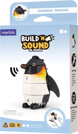 3D pusle MierEdu Ehita ja kuula – pingviin