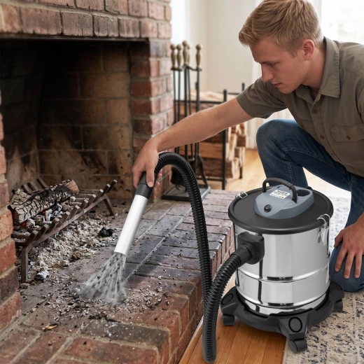 Effective vacuuming of ash and soot
