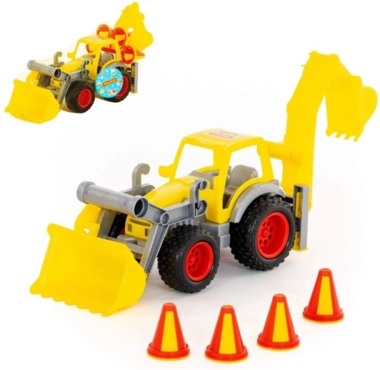 Plastiktraktor esilaaduriga ConsTruck