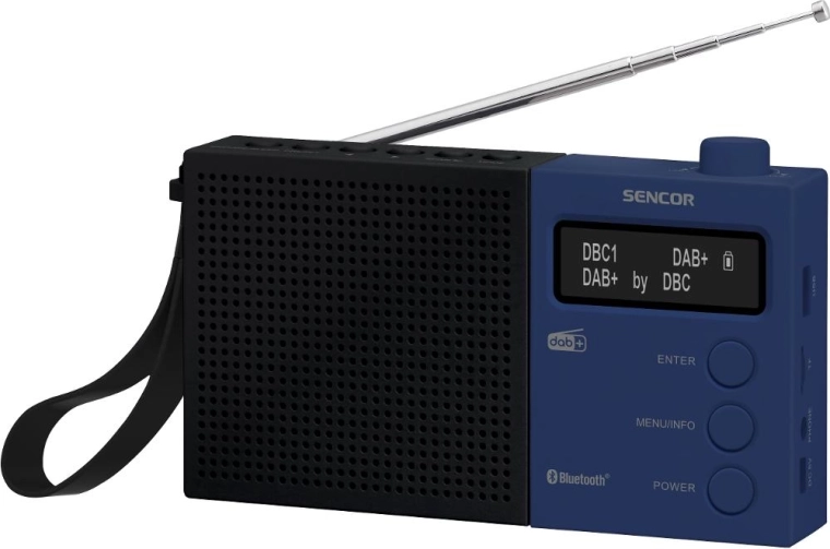 Digitaalraadio Sencor SRD 7760BB DAB+, Bluetoothi ja USB-ga