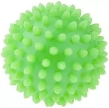 Rehabilitation massage ball with spikes 6.6 cm – Green