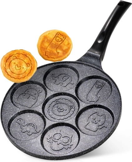 Graniitkattega munapann 7 vormiga 26 cm