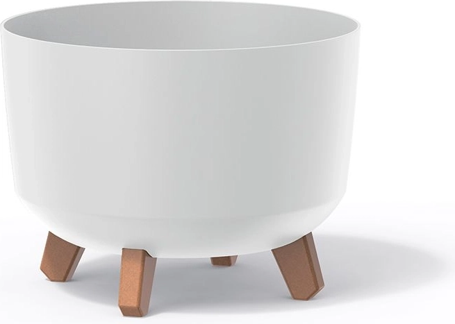 Lillepott Gracia 33,9 cm valge jalgadega