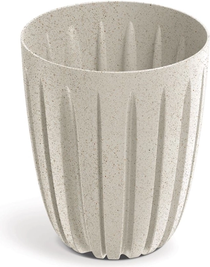 Lillepott Wario Eco Wood 16,3 cm valge puidudekooriga