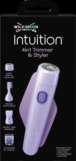 Wilkinson Sword Intuition trimmer ja styler 4 ühes 1 multifunktsionaalne trimmer ja raseerija