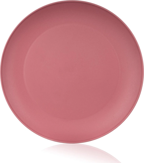 Plastist madal taldrik 23,5 cm roosa Culinaria