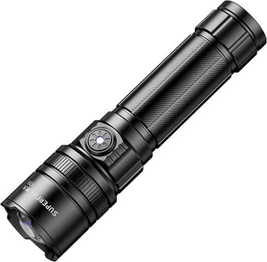 Taskulamp SUPERFIRE Y25 laserdioodiga, 600 lm ja ulatusega 450 m