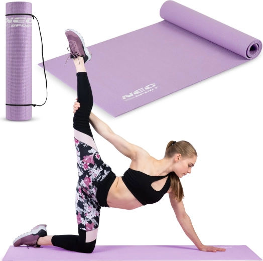 Treeningmatt NEO-SPORT 173 × 61 cm lilla