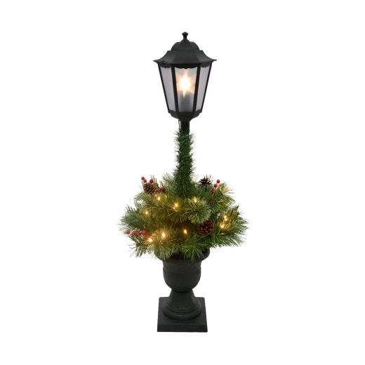 90 cm kõrgune jõulukaunistusega LED-latern