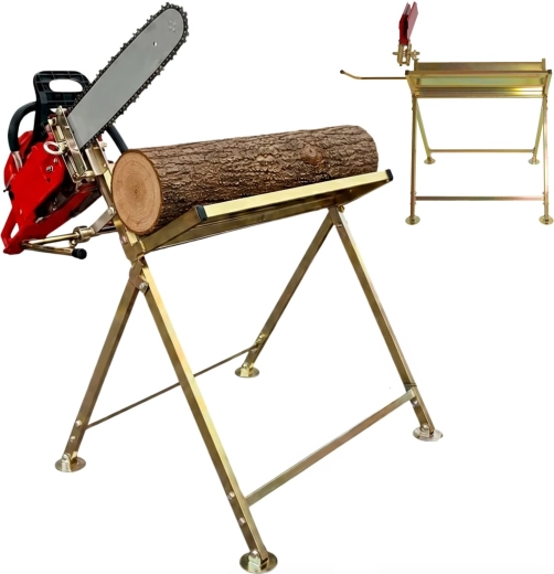Bauerkraft wood cutting sawhorse with chainsaw holder - 1 piece