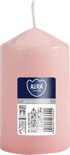 Silindrikujuline küünal – Roosa