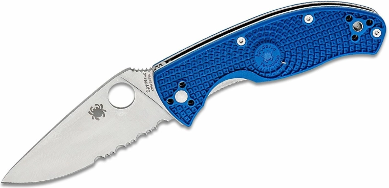 Spyderco Tenacious Lightweight Blue taskunuga 8,6 cm, satiin, sinine, FRN