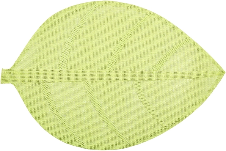 Roheline lehekujuline lauakatte alus 33 × 48 cm