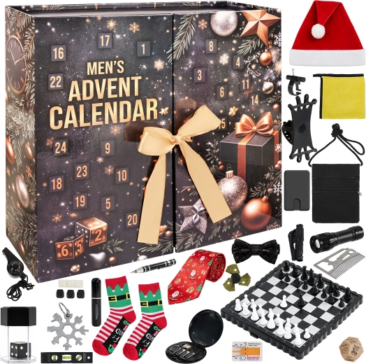 Advent calendar for men with 24 gifts