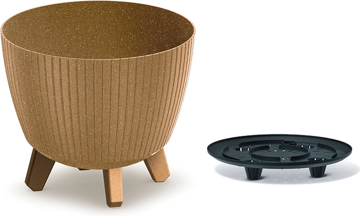 Lamia Eco Wood Flower Pot 23.2 cm naturo eco
