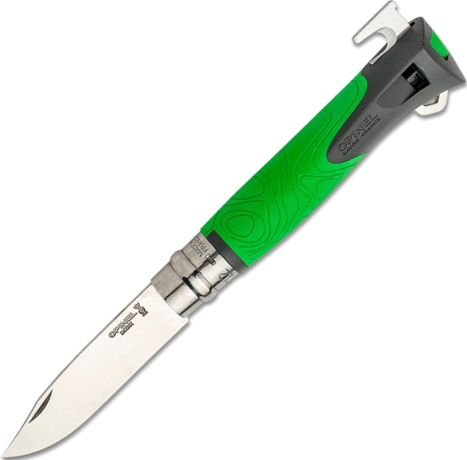 Opinel Explore N°12 välitingimustesse mõeldud kokkupandav nuga 10 cm, roheline