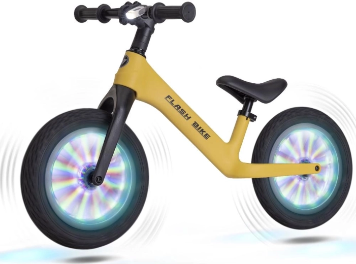 Light-up wheels and front LED light
