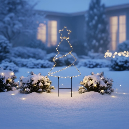 Warm white LEDs for a cozy Christmas atmosphere