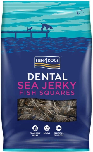 Fish4Dogs dental sea jerky kalast ruudud koertele 575 g