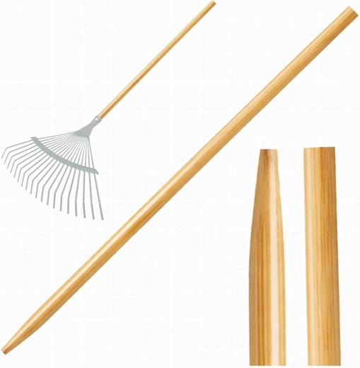 Lakitud puidust vars ilma keer meta 120 cm