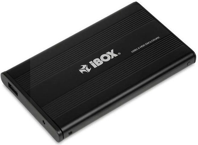 Väline alumiiniumist 2,5" SATA USB 2.0 kõvakettakarbi korpus I-BOX