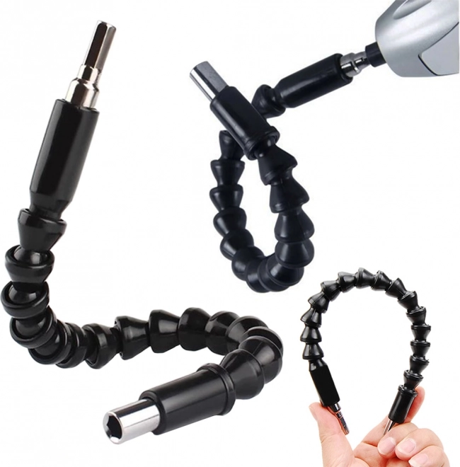 Flexible bit extension for drills and screwdrivers 30 cm