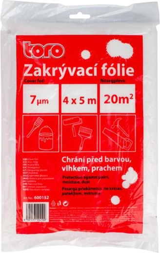 HDPE kattekile tolmu vastu 7 µm 4 × 5 m