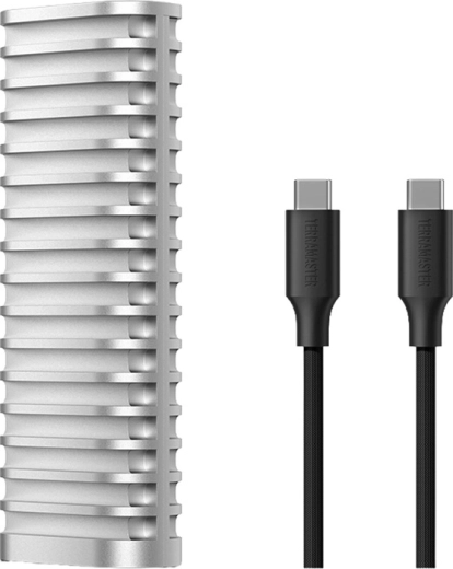 Terramaster D1 SSD Plus väline korpus M.2 NVMe SSD-le (USB4, 1 pesaga)